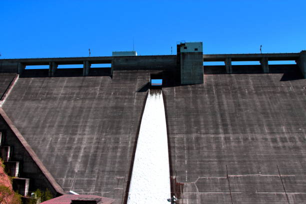 istock Asari dam and the fresh green Hokkaido 687347716