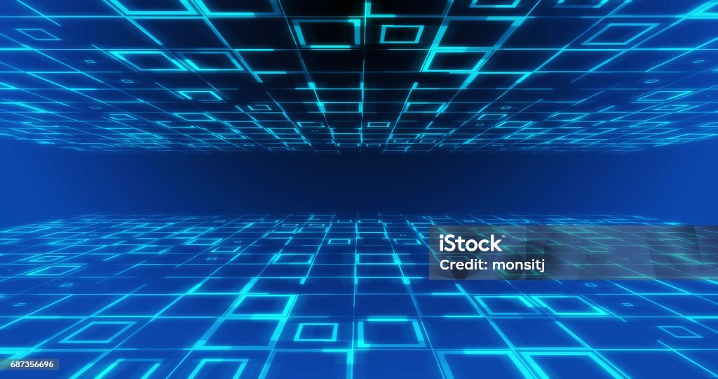 Digital Code Number Abstract Technology Background Stock Illustration ...