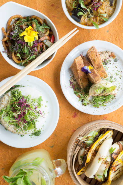 istock An Assortment of Asian-Style Vegetarian Dishes 687359724