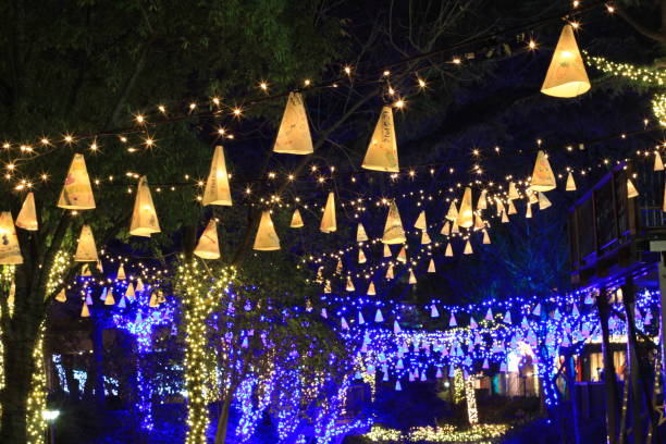 istock Illumination of winter in Japan 687388540