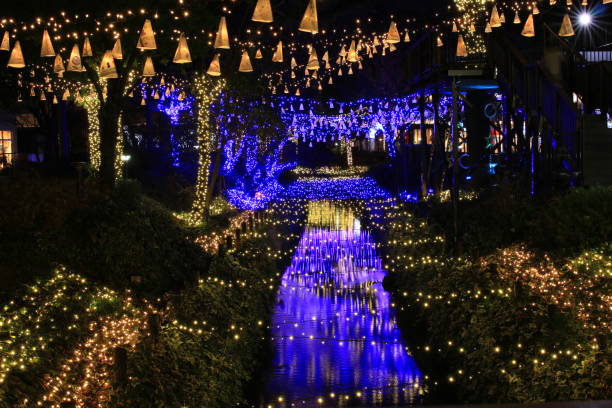 istock Illumination of winter in Japan 687388874
