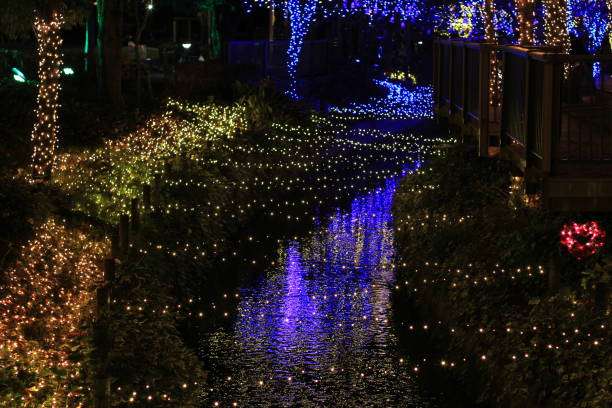 istock Illumination of winter in Japan 687389064