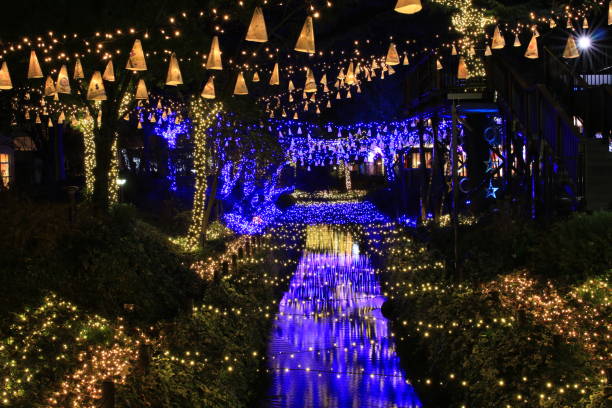 istock Illumination of winter in Japan 687389170