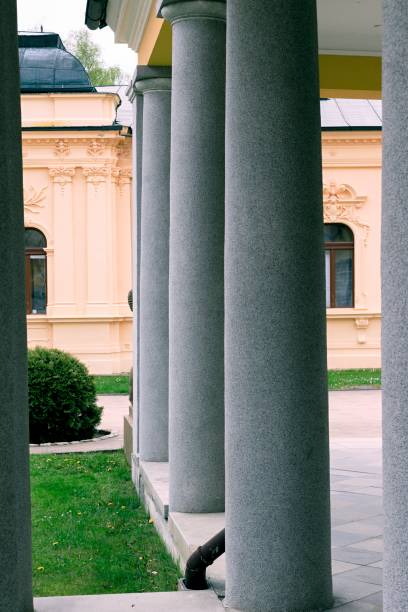 istock Columns in the corridor of the spa colonnade 687389420