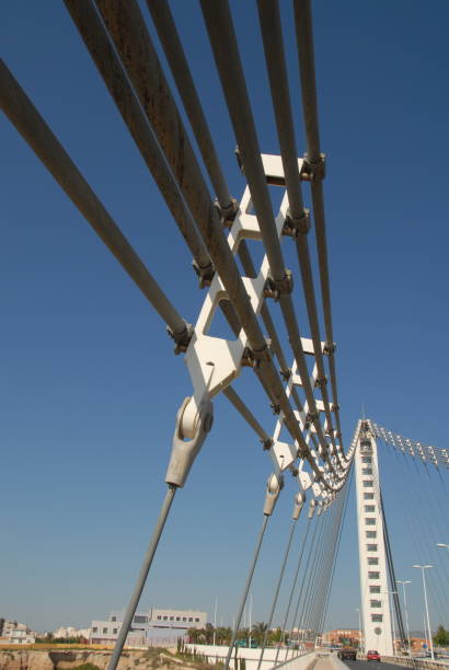 istock Single-hoisted cable-stayed bridge in Elche - Costa Blanca - Spain 687399022