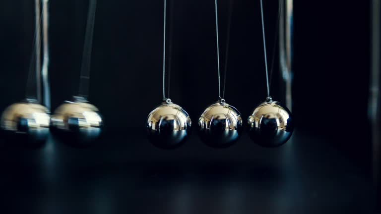 Newton's Cradle Slow Motion