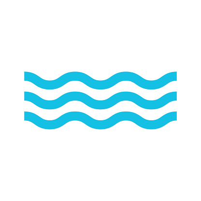 water icon isolated vector