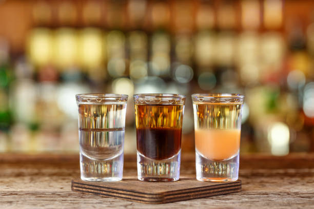 istock Three cocktails on the bar 687422970
