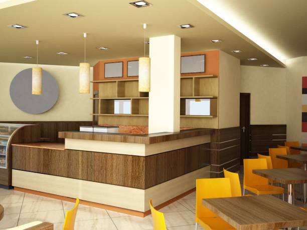 istock 3d rendering of a coffee bar interior design 687429730