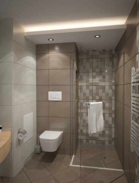 istock 3d rendering of a bathroom interior design 687429870