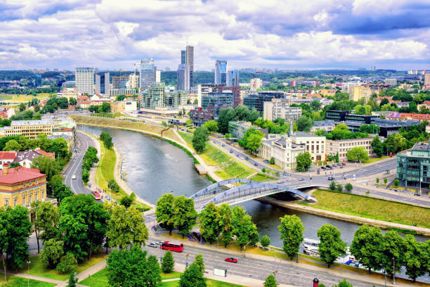 istock The modern skyline of Financial Centre, Vilnius, Lithuania 687441202