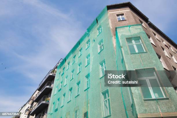 Good Morning Berlin Apartment Houses In Berlin Prenzlauer Berg Stock Photo - Download Image Now