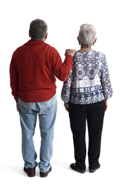istock Couple looking back to horizon 687450472