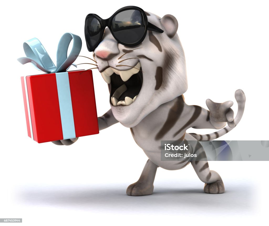 Fun Tiager Fun Tiger Stock Illustration - Download Image Now - Animal, Animal Body ...