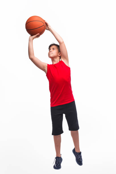 istock Confident young basketball player 687472346