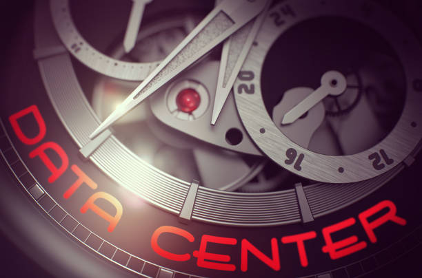 istock Data Center on the Mechanical Wristwatch Mechanism. 3D 687475304