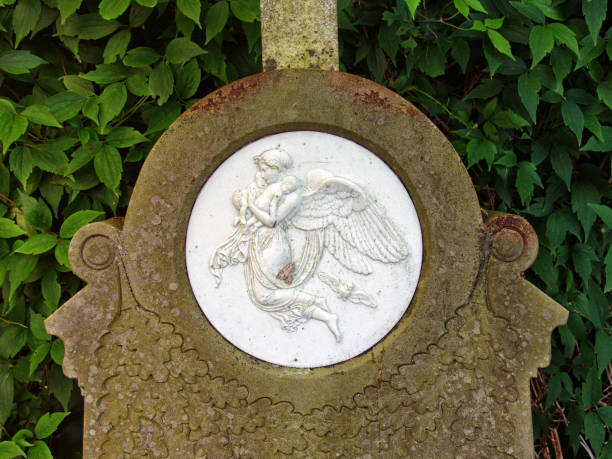 istock Angel on grave in Copenhagen. Denmark 687475728