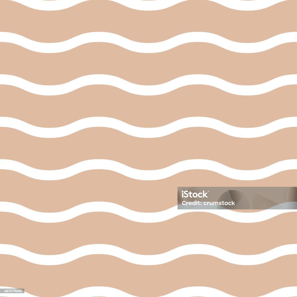 Nền Liền Mạch Hình Học Hình Nền Màu Nâu Với Các Yếu Tố Sóng Hình ...