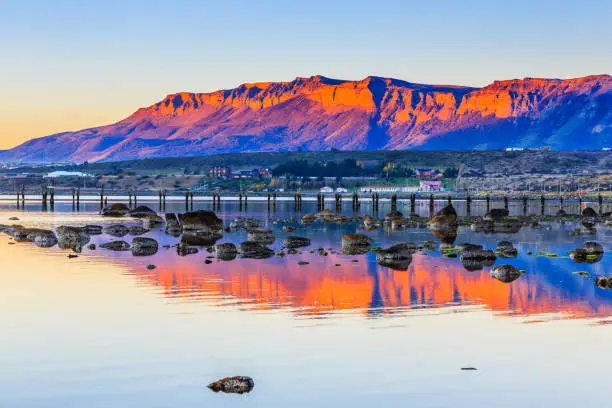 Photo of Puerto Natales in Patagonia, Chile.