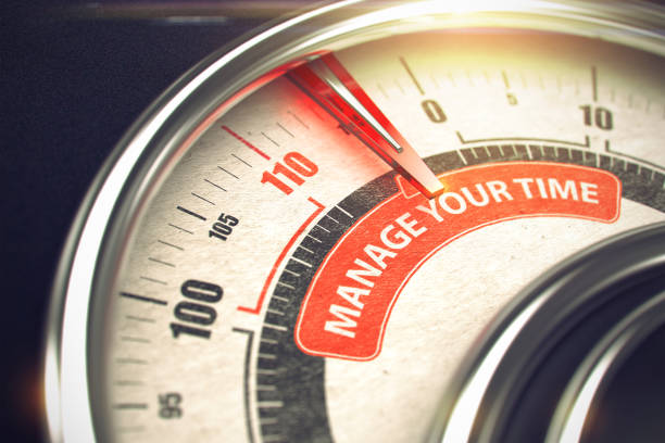 istock Manage Your Time - Business Mode Concept. 3D 687479734