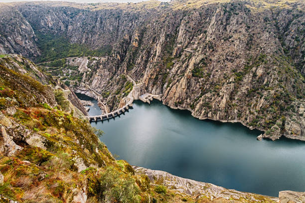 Aldeadavila Dam stock photo