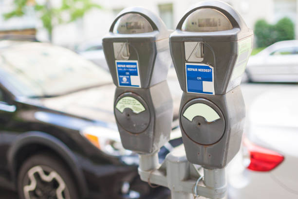 istock Parking Device in The city. 687483328
