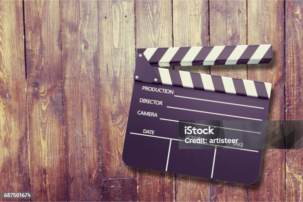 Film Stock Photo - Download Image Now - Film Slate, Activity, Arts Culture and Entertainment