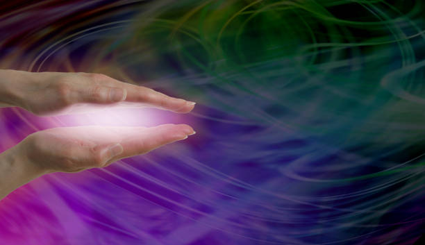 istock Healer working with magenta energy 687511696