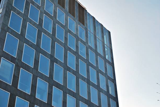 istock Modern office building. Architectural details of modern  building. 687512022