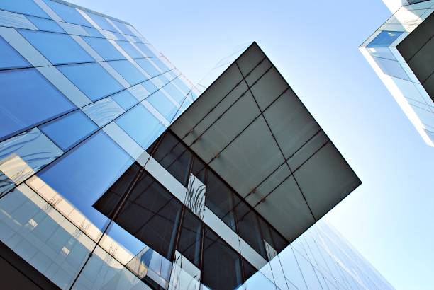 istock Modern office building. Architectural details of modern  building. 687512556