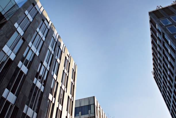 istock Modern office building. Architectural details of modern  building. 687514790