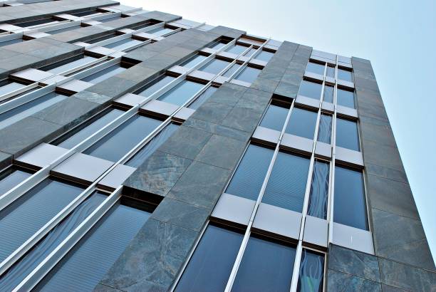 istock Modern office building. Architectural details of modern  building. 687515152