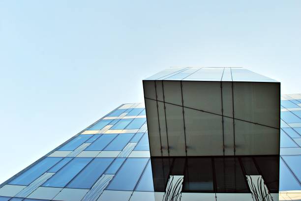 istock Modern office building. Architectural details of modern  building. 687516282