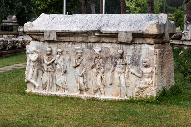 istock Ancient Marble Sarcophagus Hierapolis Turkey 687516642