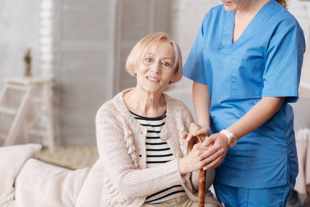 istock Private doctor taking care of elderly patient 687520500