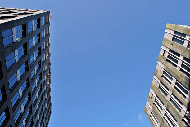 istock Modern office building. Architectural details of modern  building. 687531106