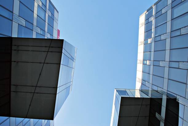 istock Modern office building. Architectural details of modern  building. 687531340
