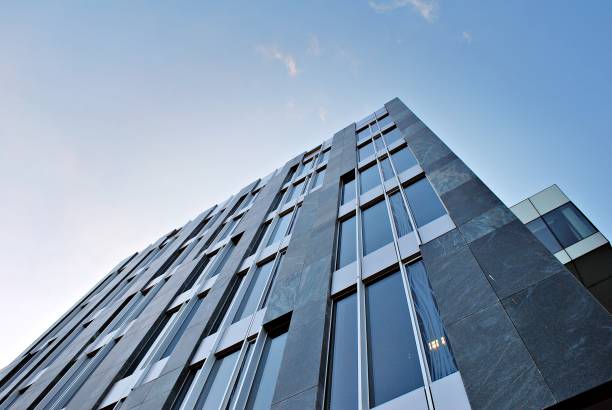 istock Modern office building. Architectural details of modern  building. 687541692