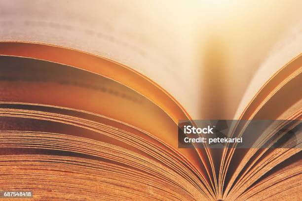 Abstract Open Old Book Stock Photo - Download Image Now - Book, Abstract, Page