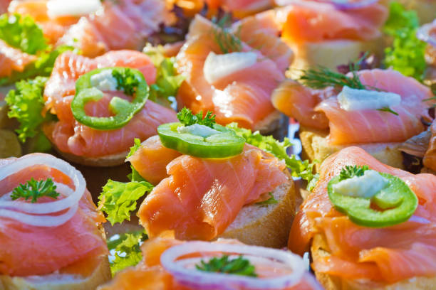 istock Baguette with smoked salmon 687549688