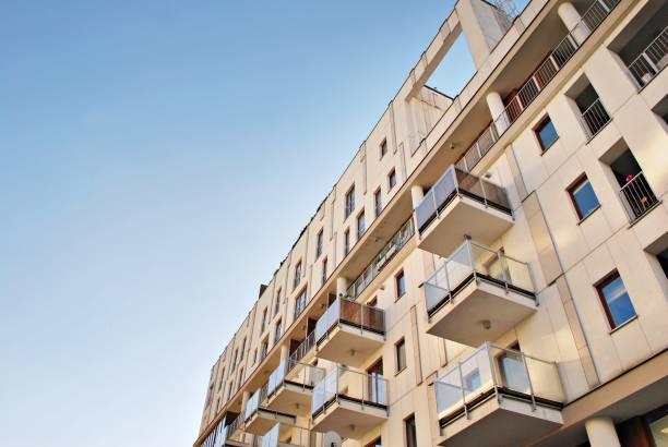 istock Facade of a modern apartment building 687552806