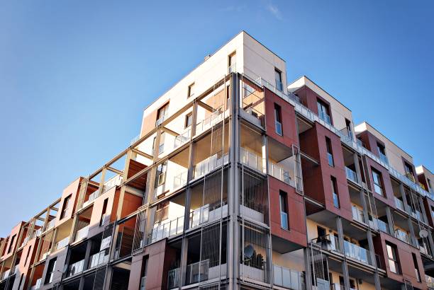 istock Facade of a modern apartment building 687553384