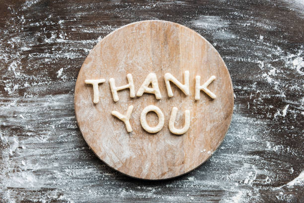 istock lettering thank you made from cookie dough with flour 687553970