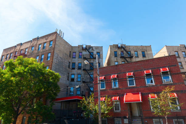 istock apartment buildings in Hunts Point, Bronx, NYC 687554416