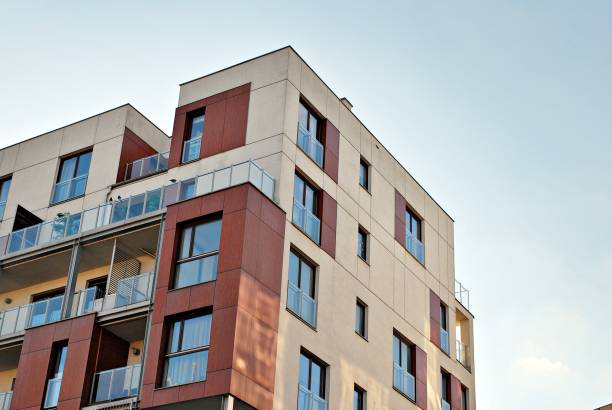 istock Facade of a modern apartment building 687559134