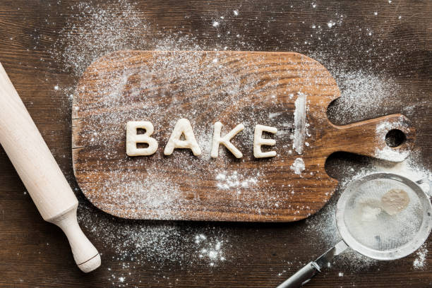 istock lettering bake made from dough on wooden cutting board 687565868