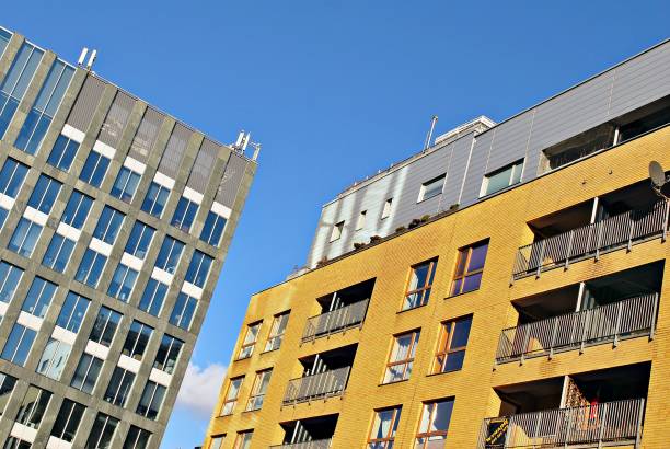 istock Facade of a modern apartment building 687571132