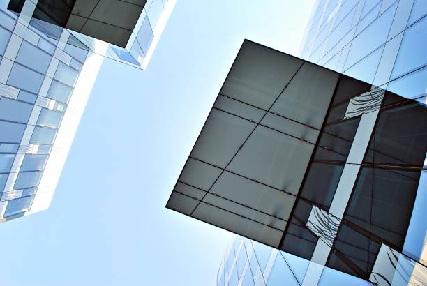 istock Modern office building. Architectural details of modern  building. 687575450