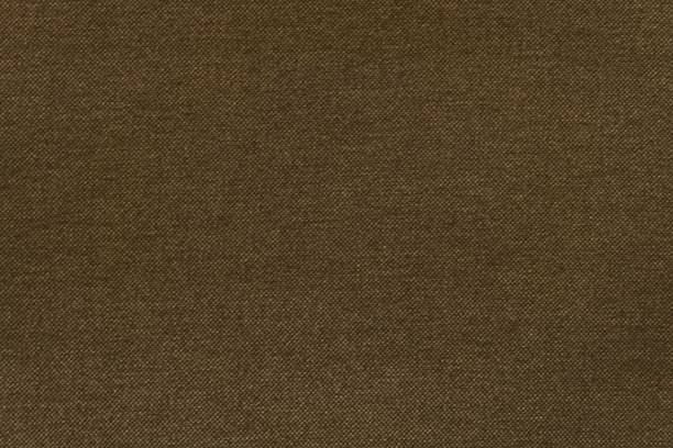 fermez-vous vers le haut du fond de la texture textile de toile brune - close to brown wool canvas photos et images de collection
