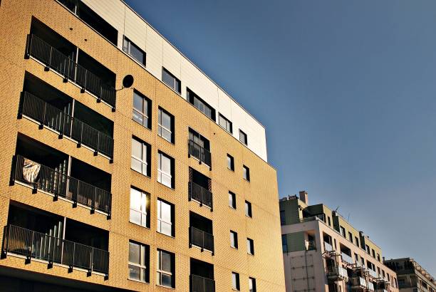 istock Facade of a modern apartment building 687582350